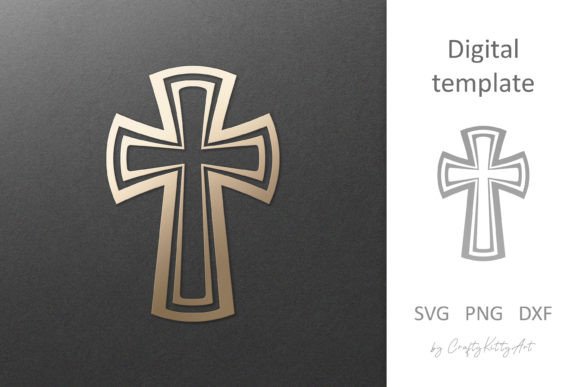 Christian Faith Cross SVG. Crucifix SVG for Wall Decor