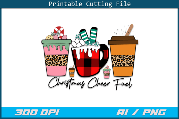 Christmas Cheer Fuel AI PNG File and Crafts
