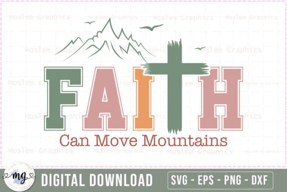 Faith Can Move Mountains - Jesu SVG