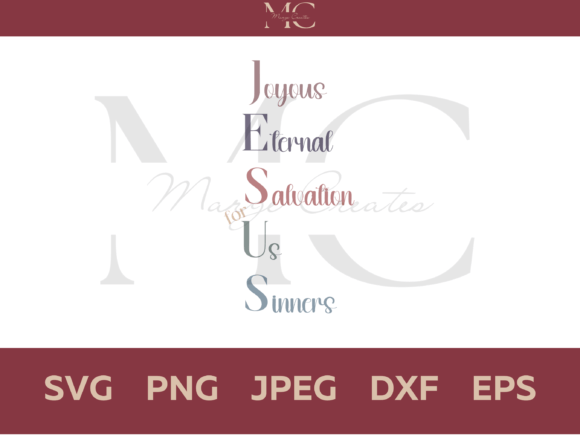 Jesus Joyous Eternal Salvation for Us Crafts