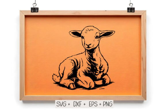 Lamb Svg,Sheep Svg,Farm Animals Svg & Crafts