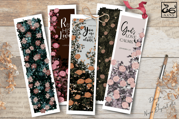 Printable Bible Verses Bookmark Set 244 and Print Templates