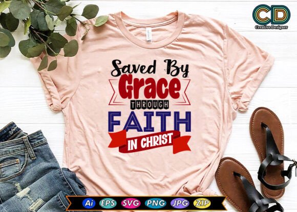 SAVED by GRACE Through Faith in CHRIST Crafts