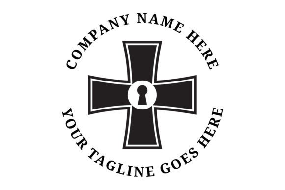 The Cross Symbol Logo is Integrated with Logos